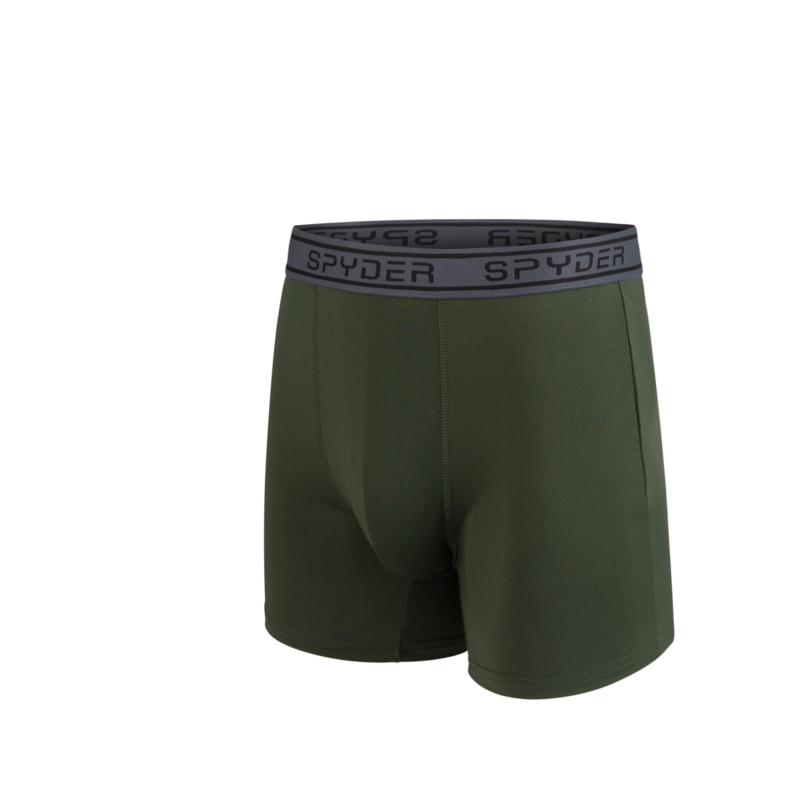 Spyder Calzoncillos tipo bóxer para hombre, paquete de 5 calzoncillos tipo bóxer de poliéster y elastano