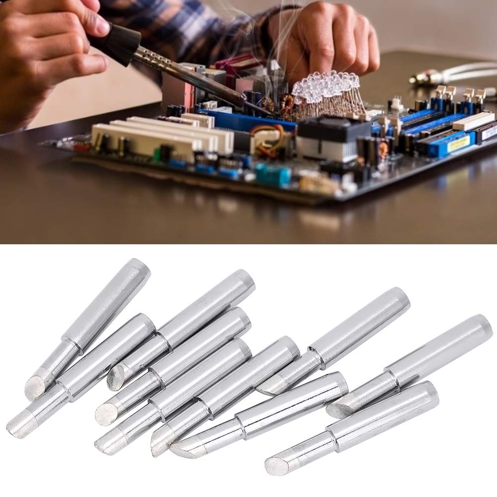 Risegun 900M-T Punte Per Saldatore Senza Piombo, Diversi Modelli Di Punte Di Saldatura Di Ricambio Per Stazione Di Saldatura (10 Punte 1 Manicotto Di Ritenuto - Foto 9