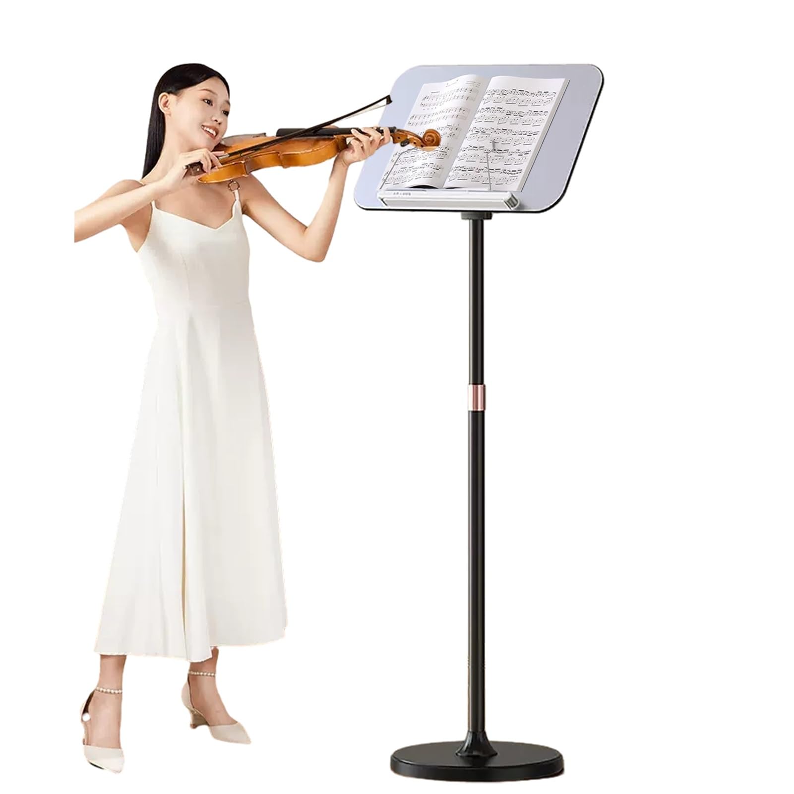 Étagère de notes de feuille réglable et support de livre d'instruments