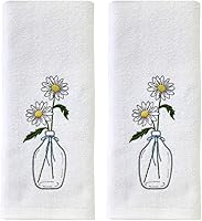 Vista 14 de SKL Home by Saturday Knight Ltd. Toalla de mano lavanda (paquete de 2), blanca, 16 x 25 pulgadas