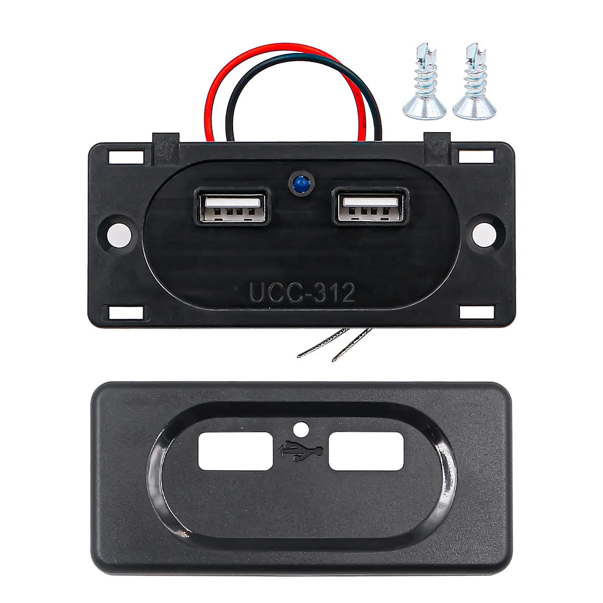 WANGCL 12 V 3.1A Modificato Presa USB Viaggio Ad Alta velocità