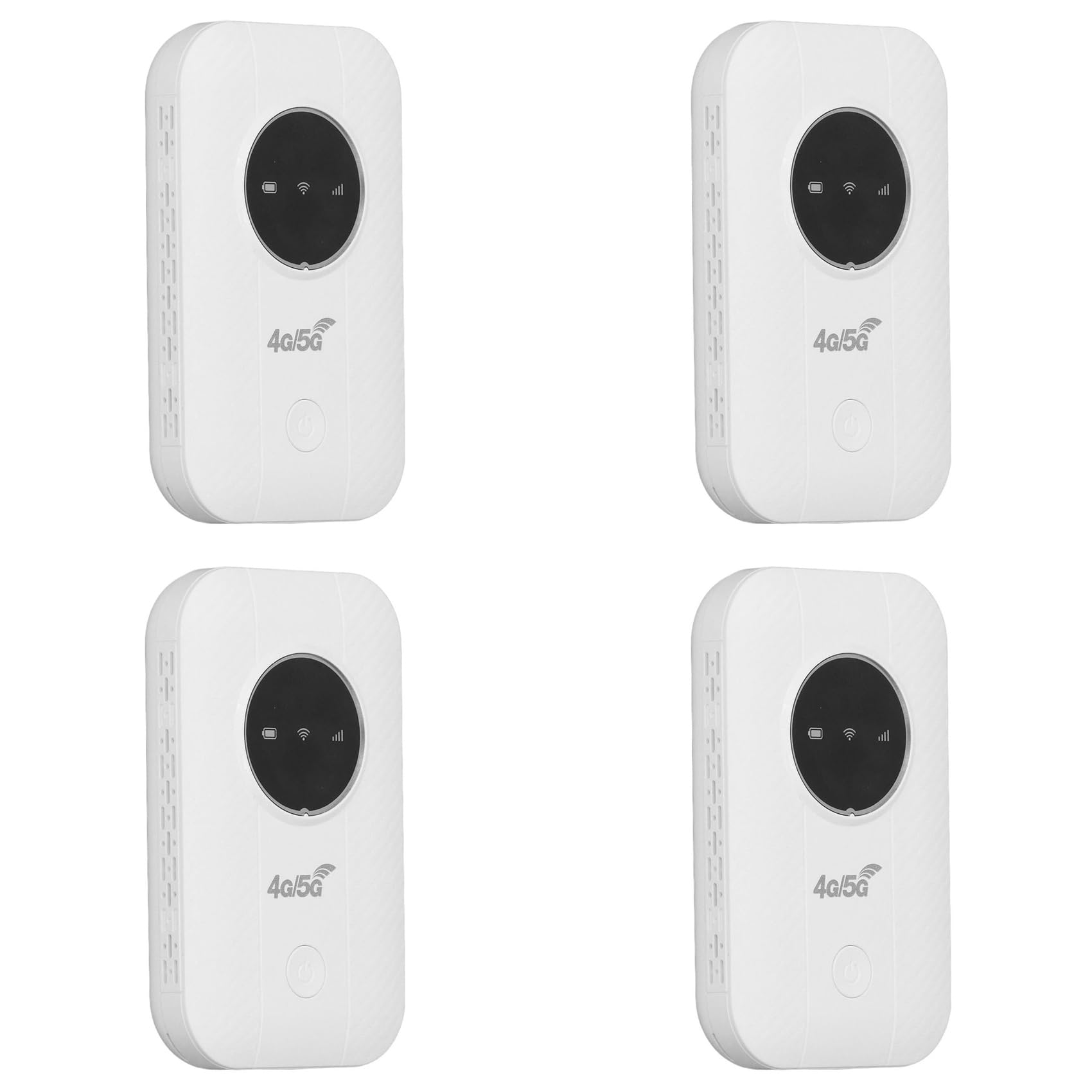 4X LTE 4G 5G Modem Router, 300 Mb/S Hotspot do 10 Urządzeń, Gniazdo na Kartę SIM, Bateria 2100 MAh, do Podróży, Podróży Służbowych