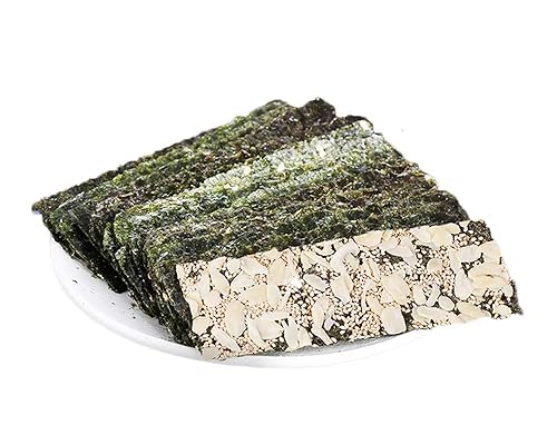 OUYANGHENGZHI Algas marinas crujientes instantáneas no fritas (Sabor de sésamo, 40 g1.41 oz)