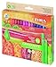 LYRA Graduate Art-Tip Markers, Assorted Colors, 36 Count