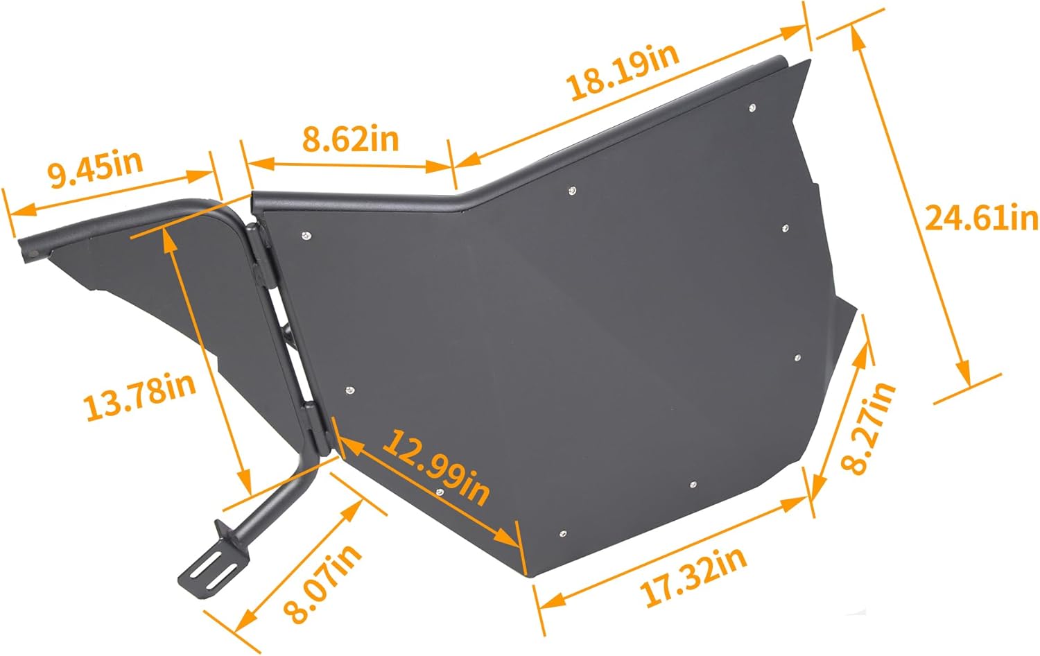 HECASA UTV Suicide Doors Aluminum Compatible with 2011-2020 Maverick/Commander 800 1000 Dual Stage Automotive Style Slam Latch 2 Door Models