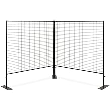 Displays2go V Shaped Art Display Grid with 2 Panels