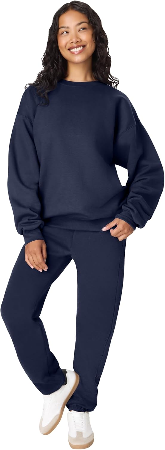 Hanes mens Ultimate Sweatshirt, Heavyweight Fleece Sweatshirt, Crewneck Pullover for Men - Image 5