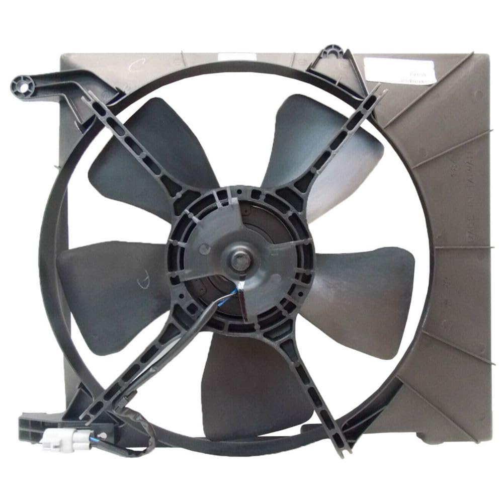 AEDNX 1pc Radiator Cooling Fan Assembly Set for Chevy for Aveo 1.6L 2005-2008 for Aveo5 1.6L 2006-2008 SBFGM3117106