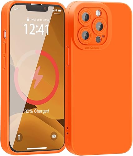 YZR Designed for iPhone 13 Pro Max Case, Soft Liquid Silicone Slim Protective Shockproof Phone Case Cover with Anti-Scratch Microfiber Lining, 6.7