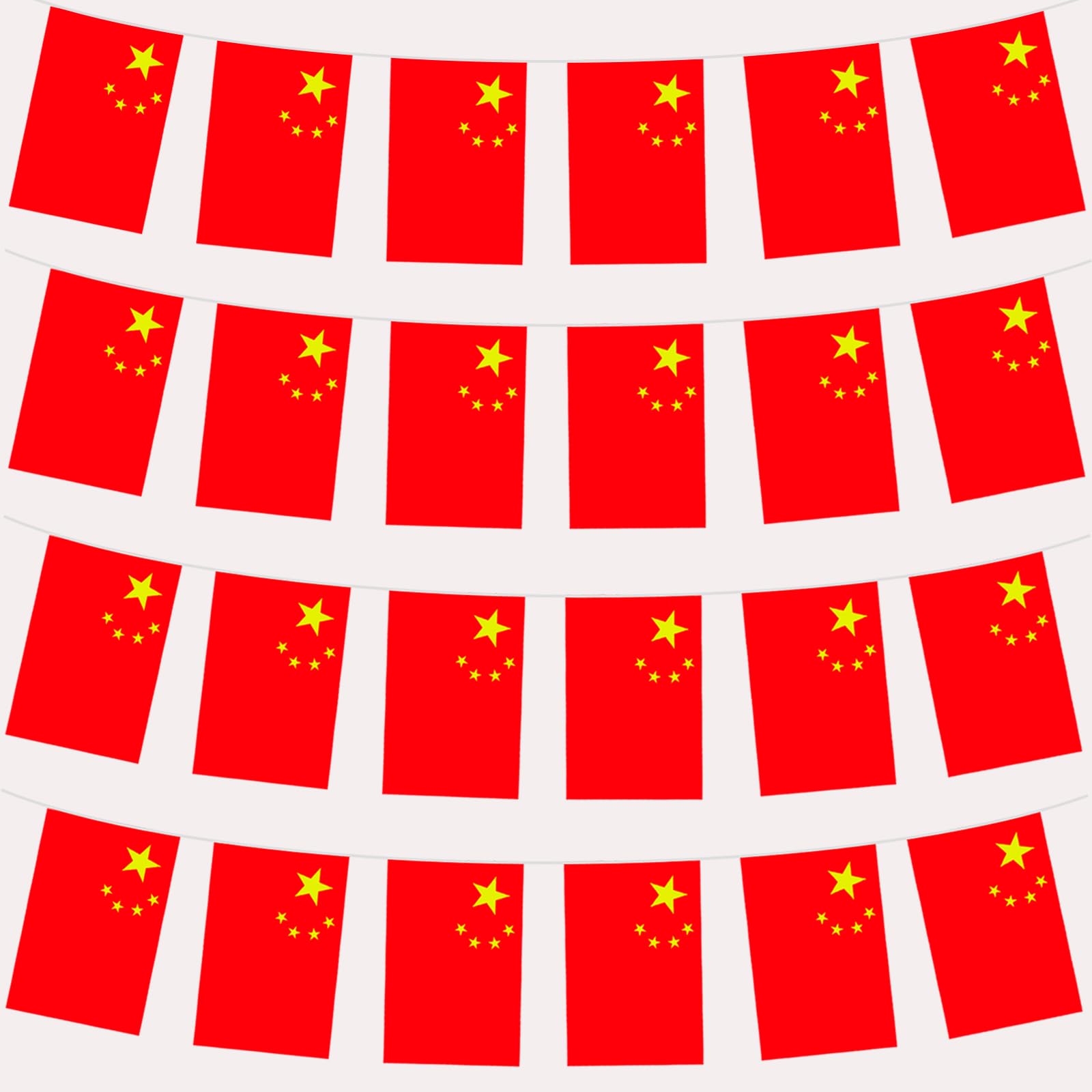 Bunting 10m 30 Flags 14x21cm