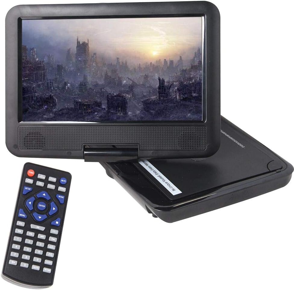 Discount Buyee Handheld Portable DVD Player 9.5 Inch 270 Degree Swivel Screen Support Analog Tv/Vcd/cd/mp3/mp4/usb Sd Card Slot/Card Reader/Game/fm Radio with Game Controller and Remote Controller (Black) Special Buyee Handheld Portable DVD Player 9.5 Inch 270 Degree Swivel Screen Support Analog Tv/Vcd/cd/mp3/mp4/usb Sd Card Slot/Card Reader/Game/fm Radio with Game Controller and Remote Controller (Black)