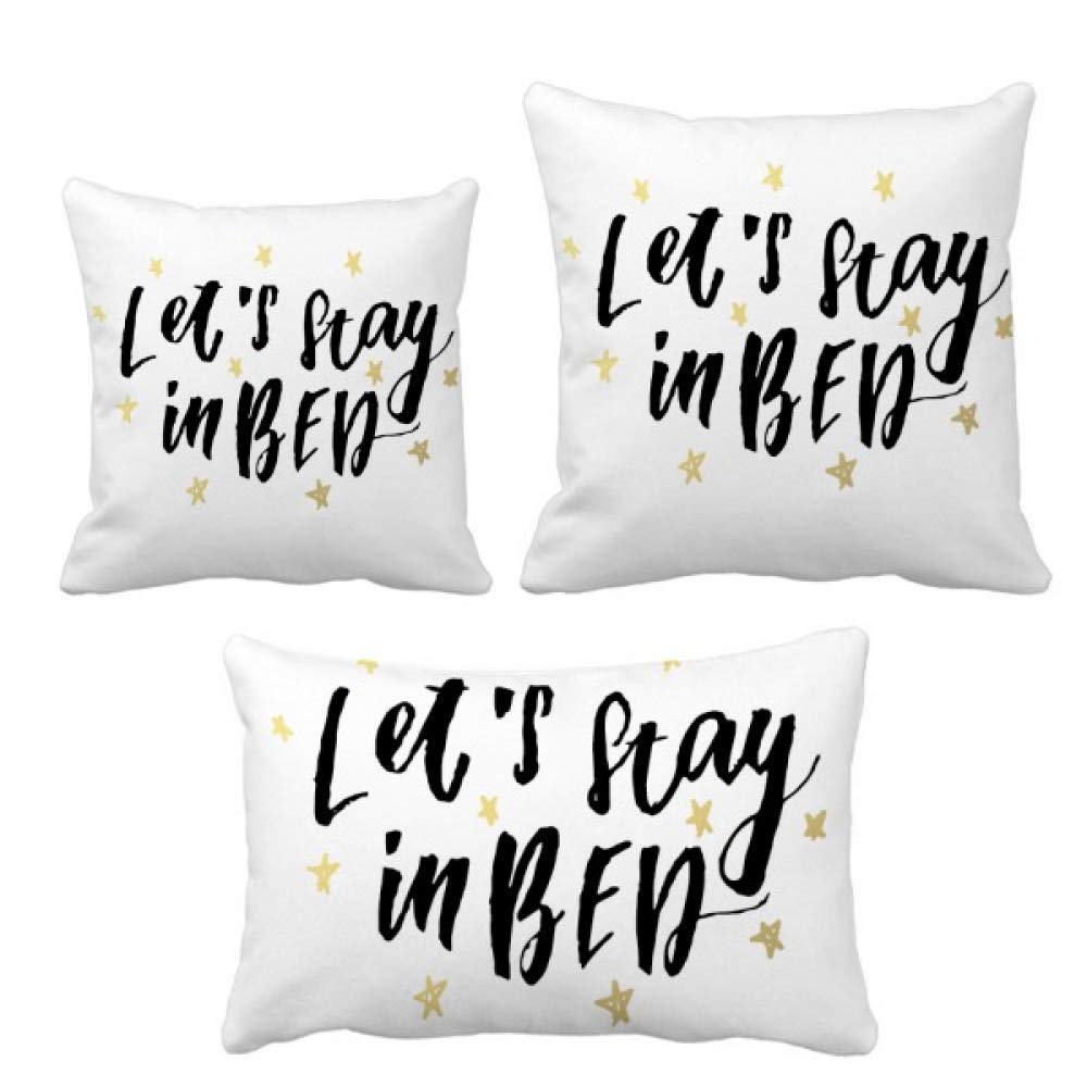 Housse de coussin avec citation pour une ambiance cocooning de chambre