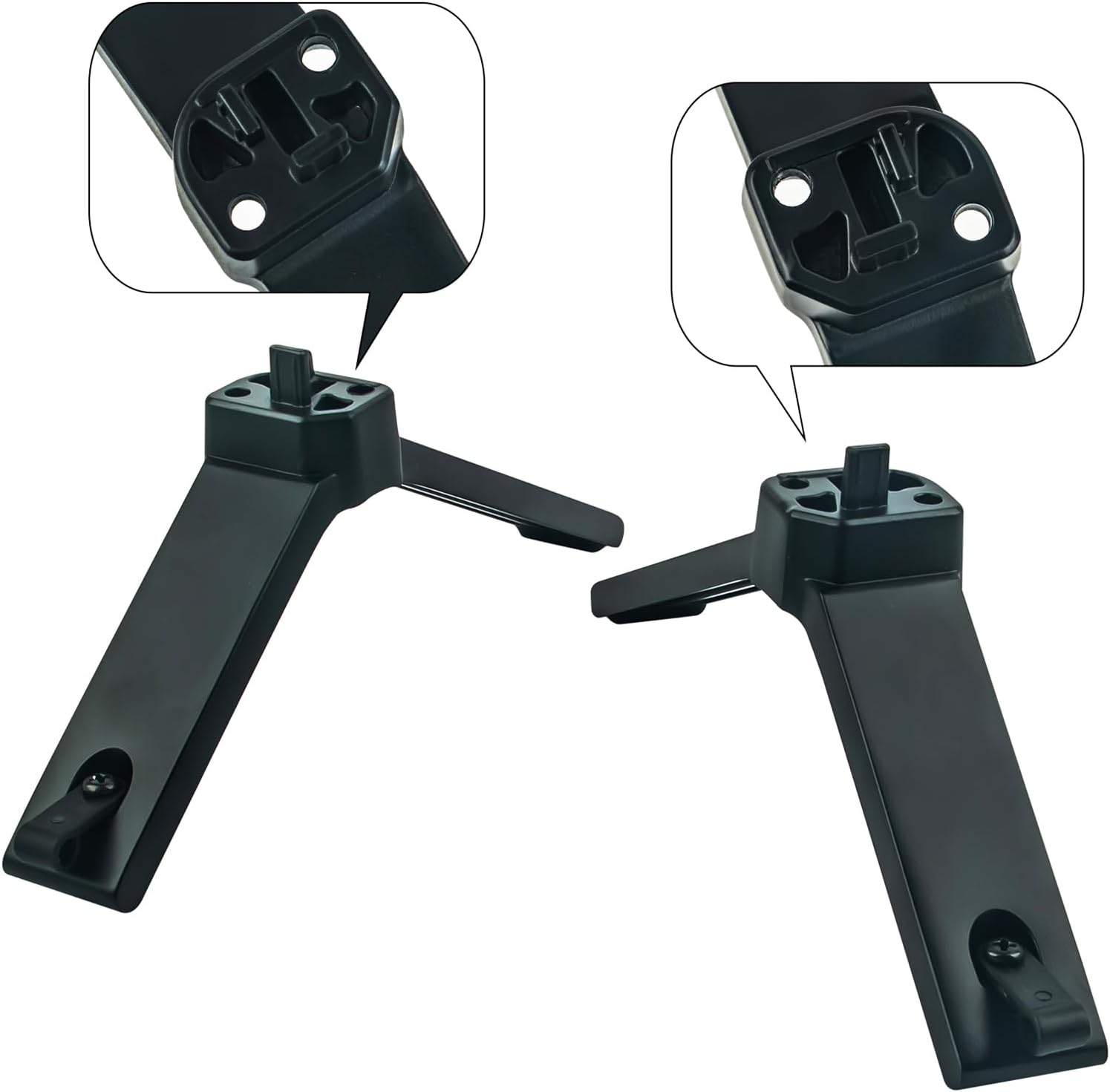 Replacement Base Stand for Toshiba Smart TV 43C350LU, TV Legs for Toshiba 43" 4K UHD TV 43C350LU 43C350U 43C350LP 43C350LE 43C450KE 43C350LK, for Hisense TV HU65A6180UWR 65R6E1