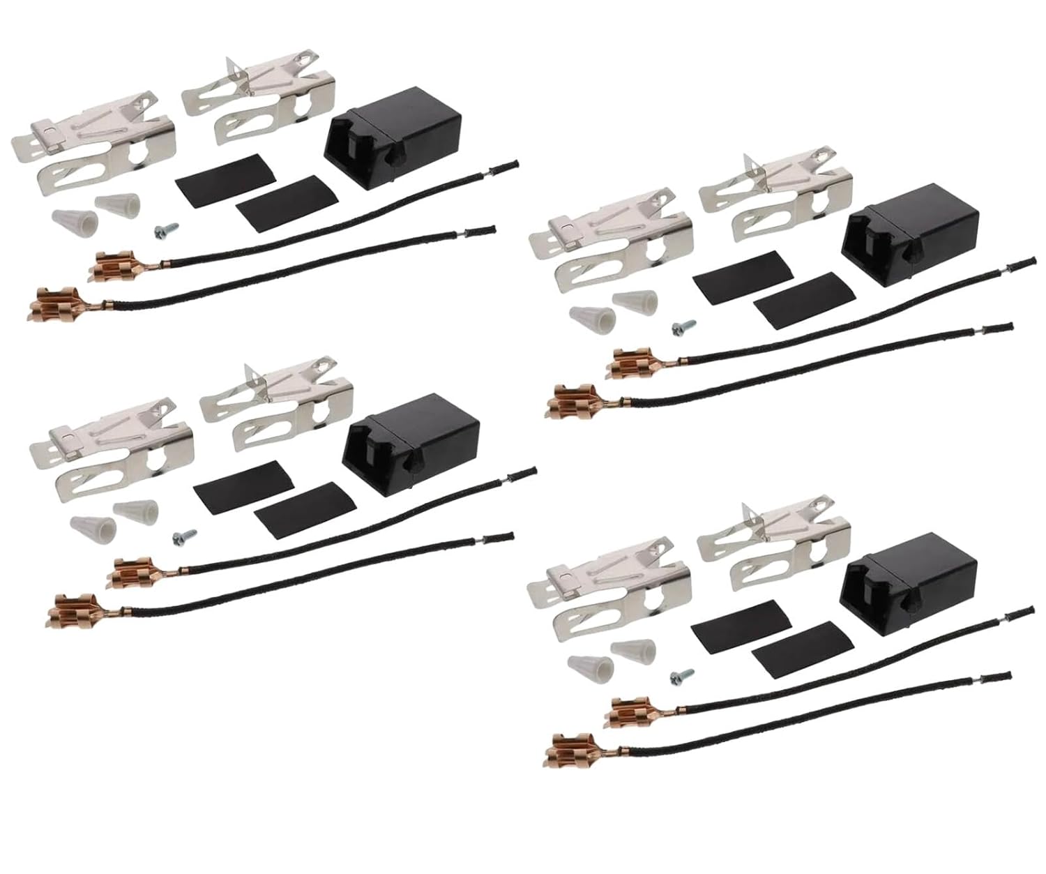 Range Burner Receptacle Kit 4 Pack
