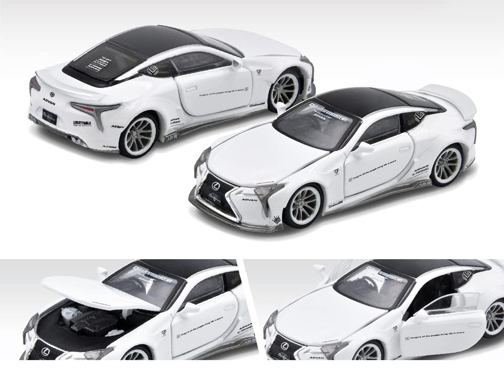 LB-Works 1:64 スポーツカー ホワイト Amazon | ☆ Era CAR 1/64 SP LB-WORKS LC500 パールホワイト