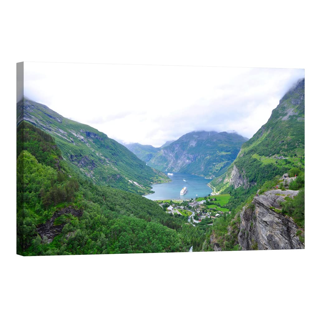 Tableau canvas Nature phosphorescent DCL206-2 illuminé dans le noir 80x120 cm