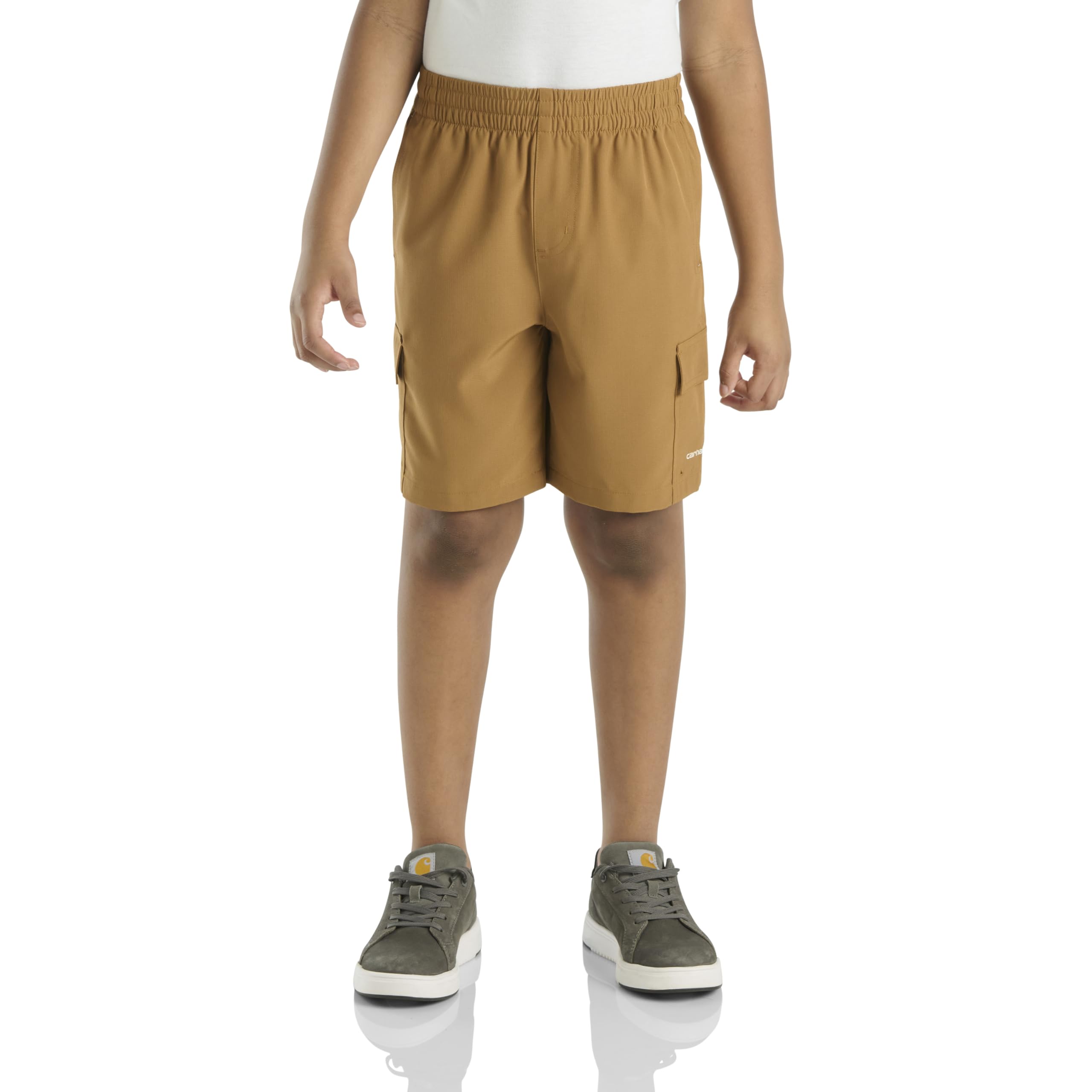 Short cargo Carhartt Rugged Flex marron ripstop ado robuste - 4