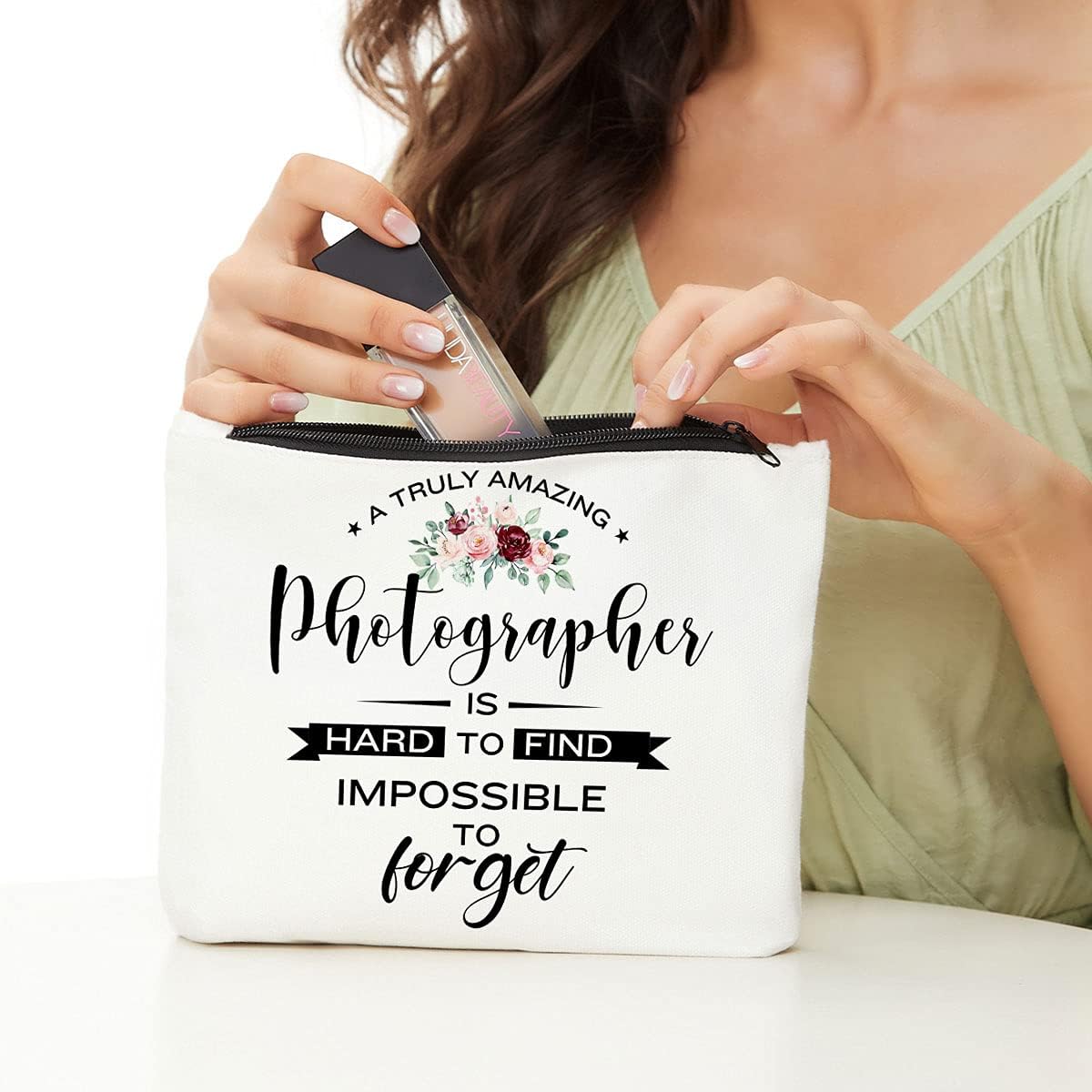 Photography lover Amazing Funny Gift, Hard to Find Christmas Birthday Graduation Thank You Gift for Videographers Makeup Bag - Image 2
