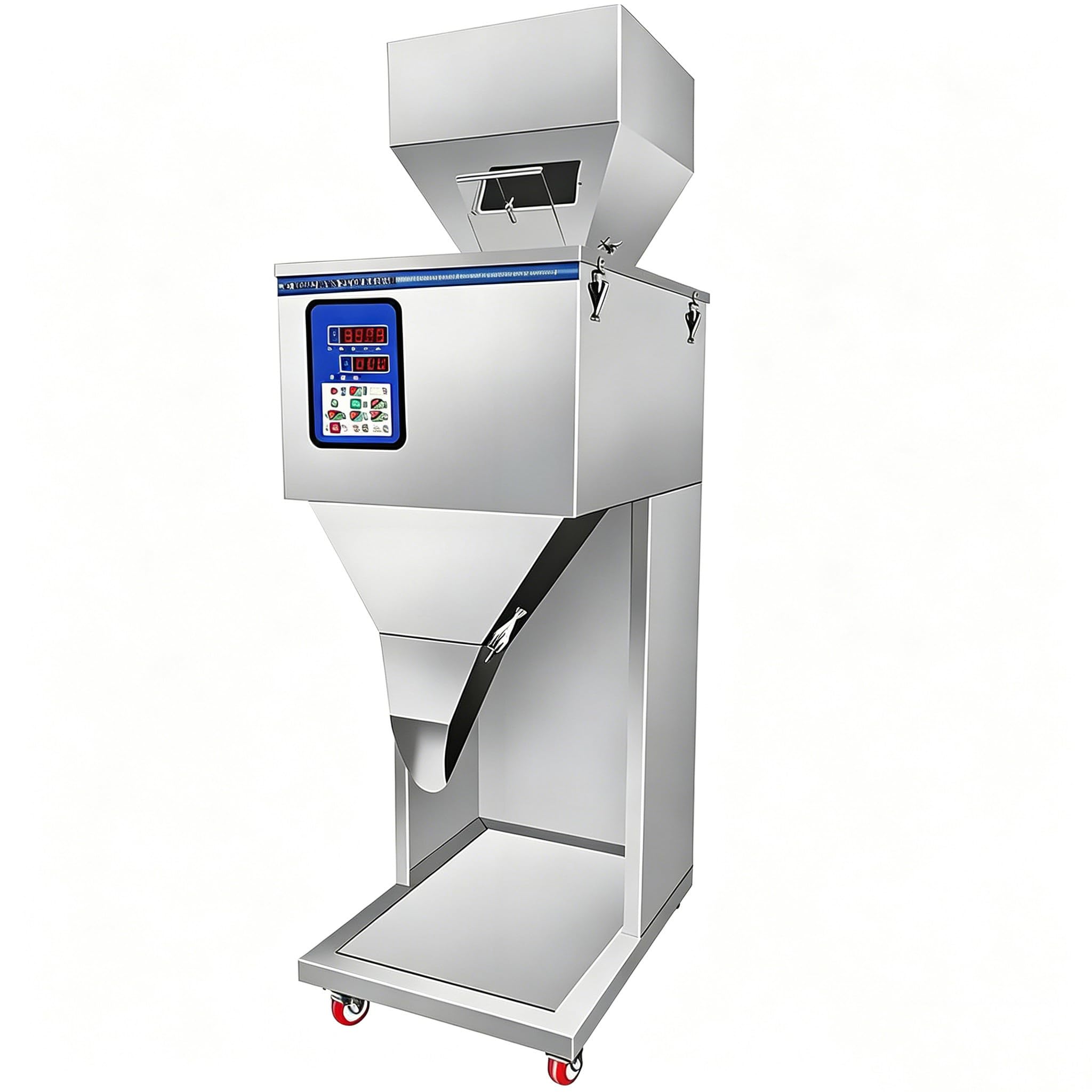 YEHOZZ 300W Subpackage Machine,Automatic Powder Granule Filling Machine,Powder Particle Dispenser,Powder Filler with Foot Pedal for Tea Seed Grain 10gto1500g