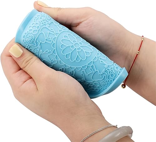 Miniatura 3 de 1 molde de resina para posavasos de flores de mandala, moldes de silicona de diseño 3D para hacer bandejas de posavasos redondos, tapete de tazas,