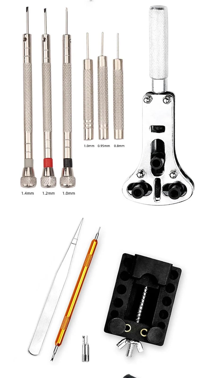 Uhrenreparatur-Sets Werkzeuge zur Uhrenreparatur Uhrenpflege Einstellen von Uhrenarmbändern Batteriewechsel 147 Teile Demontage und Montage