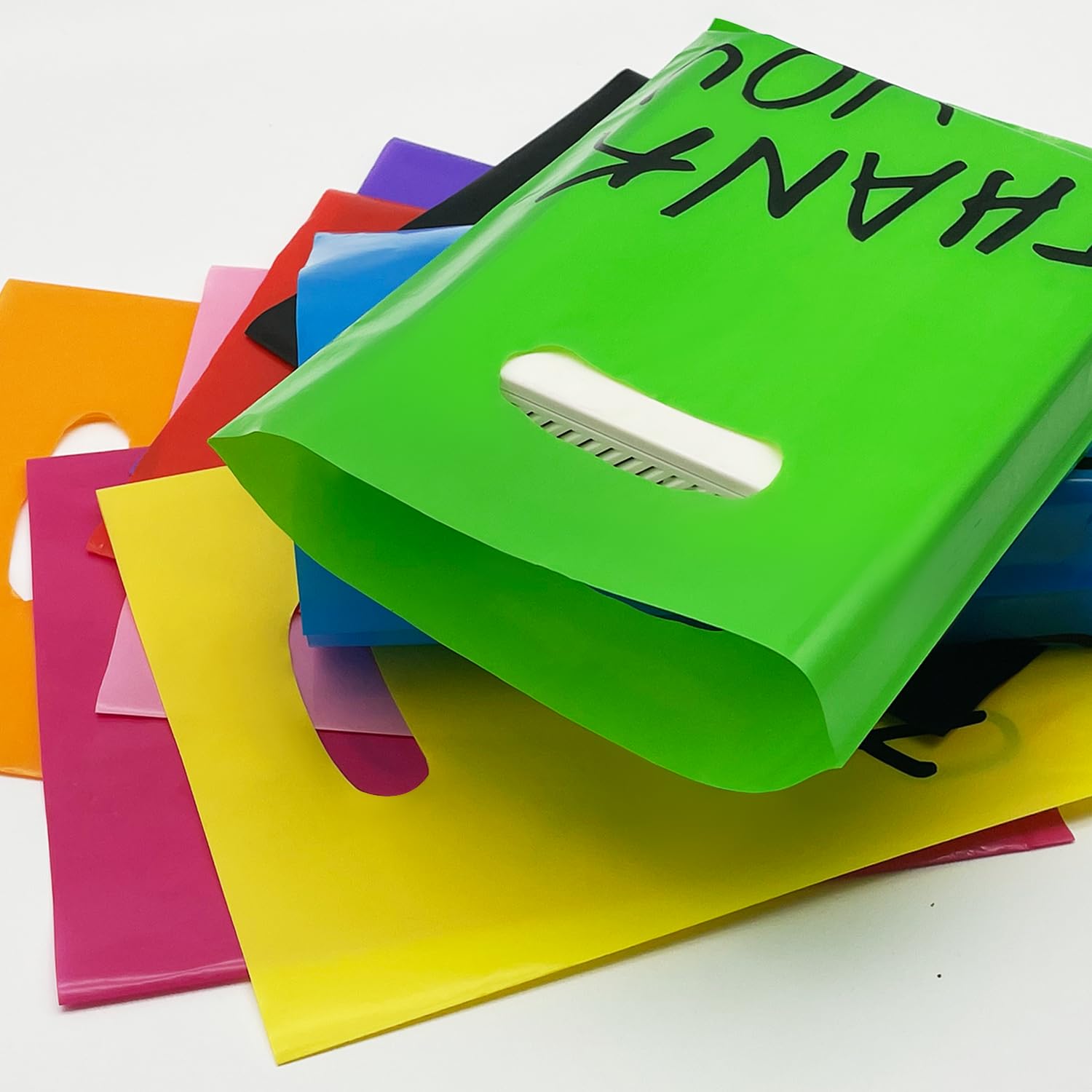36 Kleine Geschenktüten Mit Griff – 15,2x20,3 Cm, 6 Bunte Farben, Für Kindergeburtstage & Feste