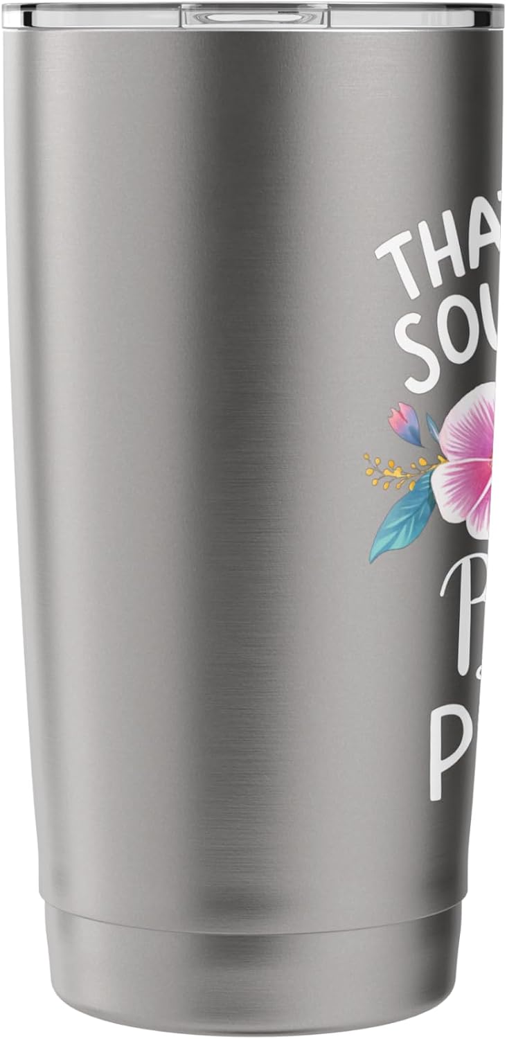 Bailey Personalized Cute Flower Girls Bailey Name Stainless Steel Insulated Tumbler image 4
