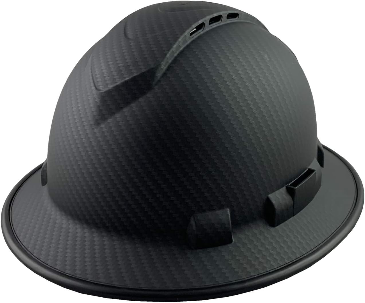 Ridgeline Full Brim Patterned Hardhat with Protective Edge with 6 Point Suspension