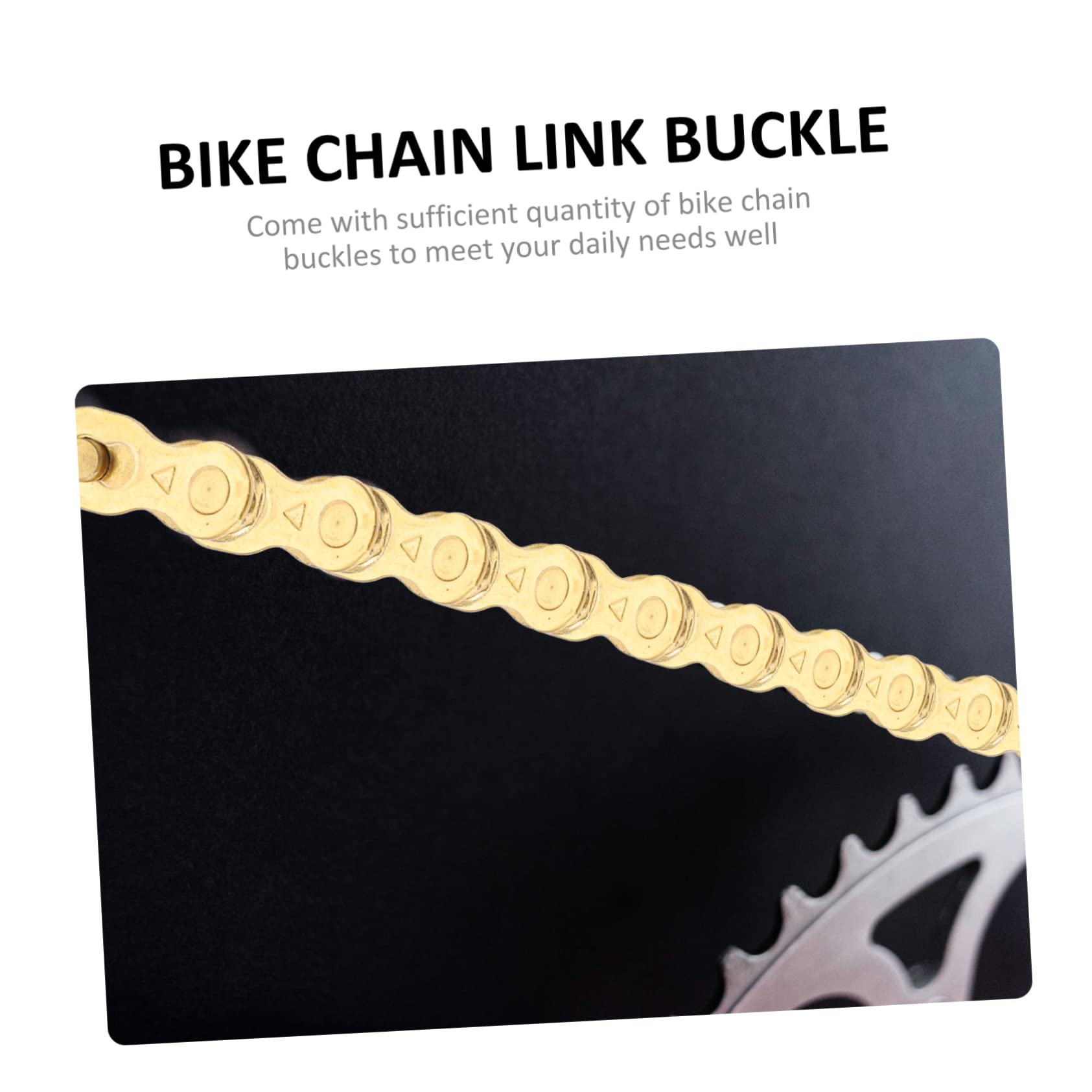 BESPORTBLE 4 Set di Fibbie per La Riparazione della Catena della Bici Catena di Ricambio per Bicicletta Facile da Usare Mantenere Sgancio Rapido Pezzi * 4