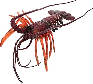 Totority Enfeites De Lagosta Simulada Decoração De Paisagem De Mesa Brinquedos De Comida De Plástico Mini Comida Brinquedo De Fazenda De Animais Lagosta Ornamento De Lagosta Artificial