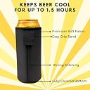 Outer Woods Beer Can Sleeve Set of 4 – Fits 500ml Cans | Keeps Beer Cold 1.5 Hours | Easily Hide Beer Cans | Insulated Drink Covers for Beer, Soda, Energy Drinks | Travel, Party, Camping (Level Up) gallery image