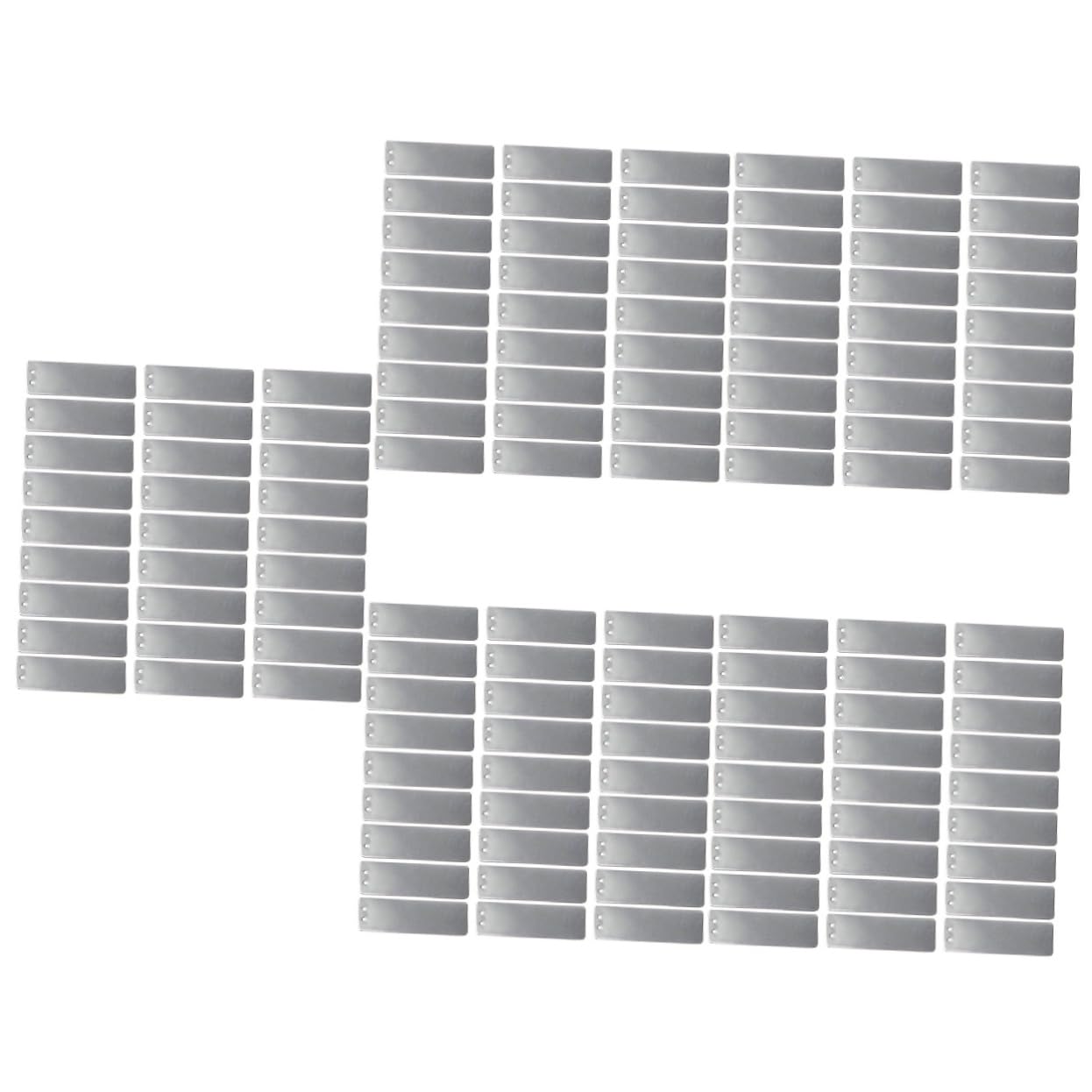 SUPVOX 500ensembles Étiquettes Métalliques Pour Plantes De Étiquettes Aluminium Étanches Pour Identification De Et Jardin