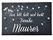 Produktbild Die Geschenke Manufaktur Personalisiertes Hausschild, aus Schiefer, Individuelle mit Wunschnamen, 20 x 30 cm, Türschild mit Namen, Familien Hausschild, Wanddekoration, Türschilder mit Gravur