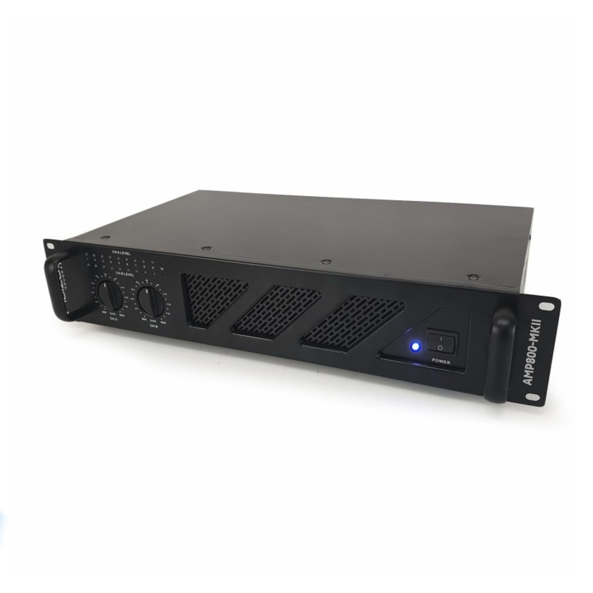Ibiza Pack Ampli Sono Ibiza Sound 2 x 600W AMP800MKII - Câble HP Haut Parleur 3m - Câble RCA/RCA - Câble PC/RCA