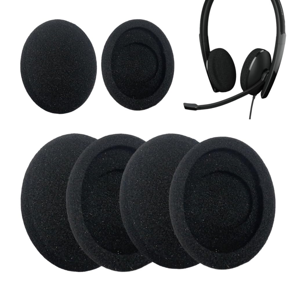 Cuscinetti Auricolari Di Ricambio THOANBY - Per Cuffie SC 160/165 USB, Spugna