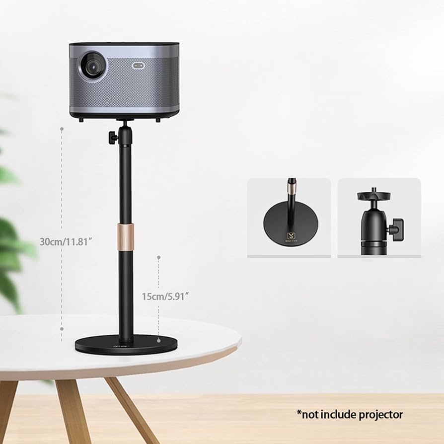 Amazon | プロジェクタースタンドホルダーと回転可能なヘッド
