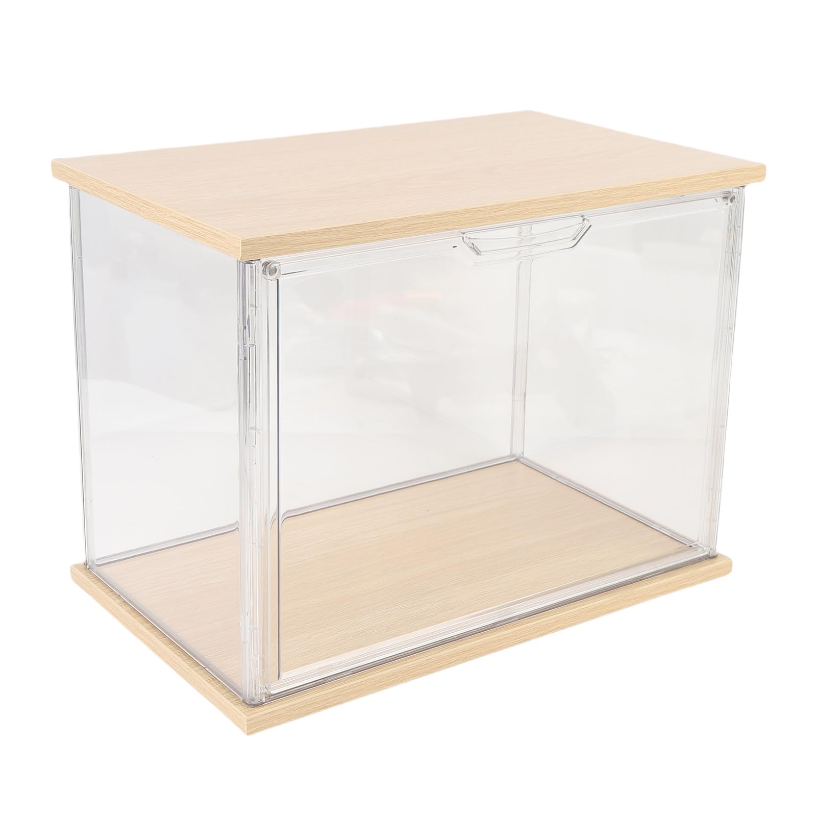 Topiky Witryna z Figurami Plastikowe Pudełko do Organizowania Lalek Pamiątki Figurki 14,3 X 8,7 X 10,7 Cala (YELLOW)