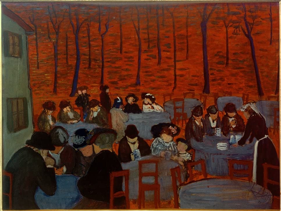 Affiche toile Biergarten de Marianne Von Werefkin pour salon et décoration murale