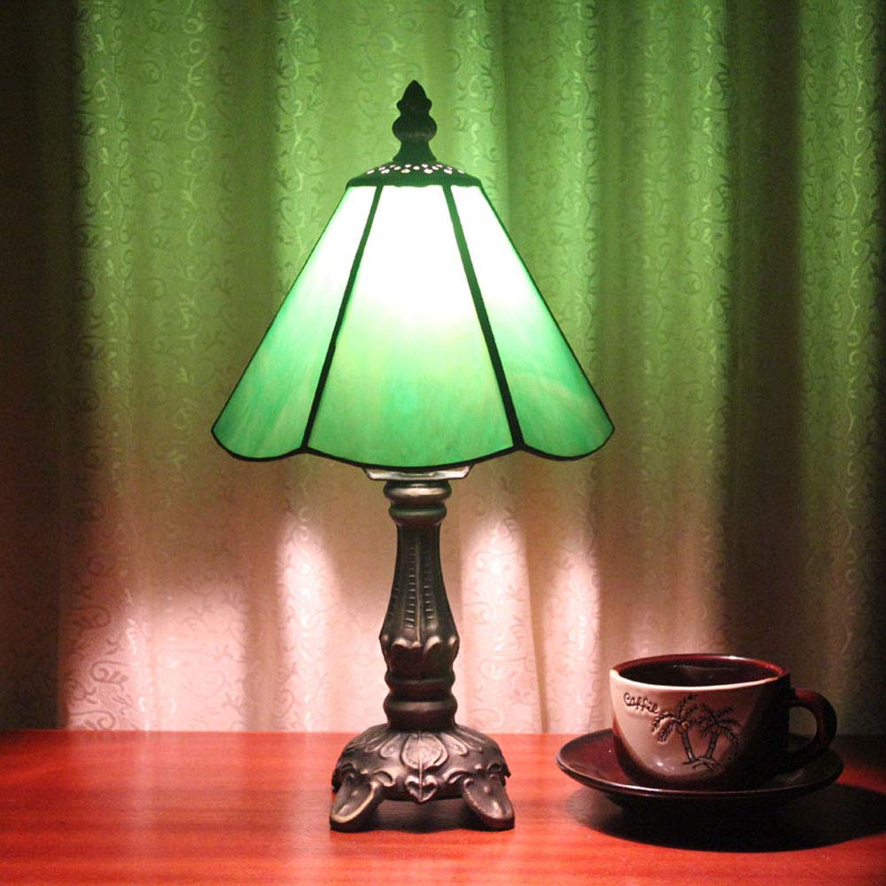 Tokira Mini Tiffany Table Lamp, 6 Inch Stained Glass Lampshasde