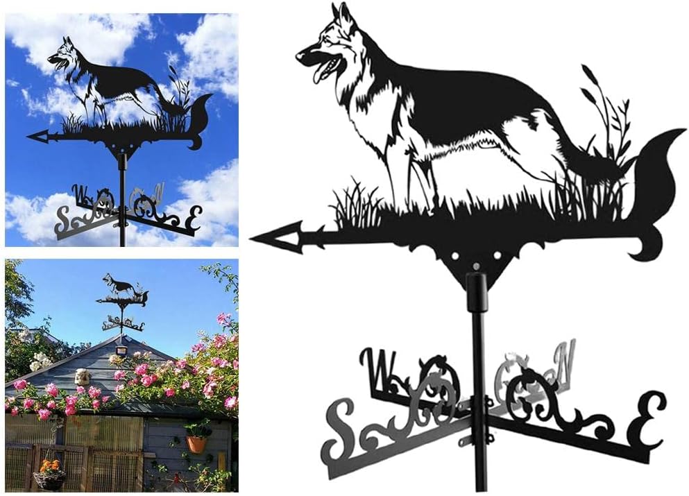 3X Metal Weather Vane Garden Stake Ornament Roof Weathervane