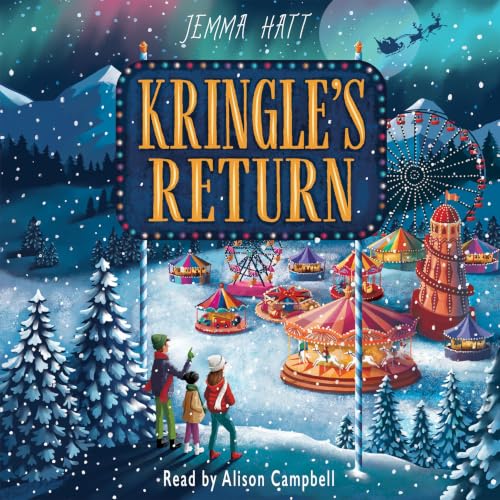 Diseño de la portada del título Kringle's Return