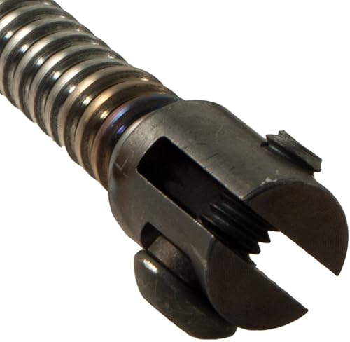 Miniatura 3 de DCD 51050SLT Cable de limpieza de drenaje, 1/2" x 50' con núcleo interno y acoplamientos de cable ranurados. También incluye juego de corte de 5