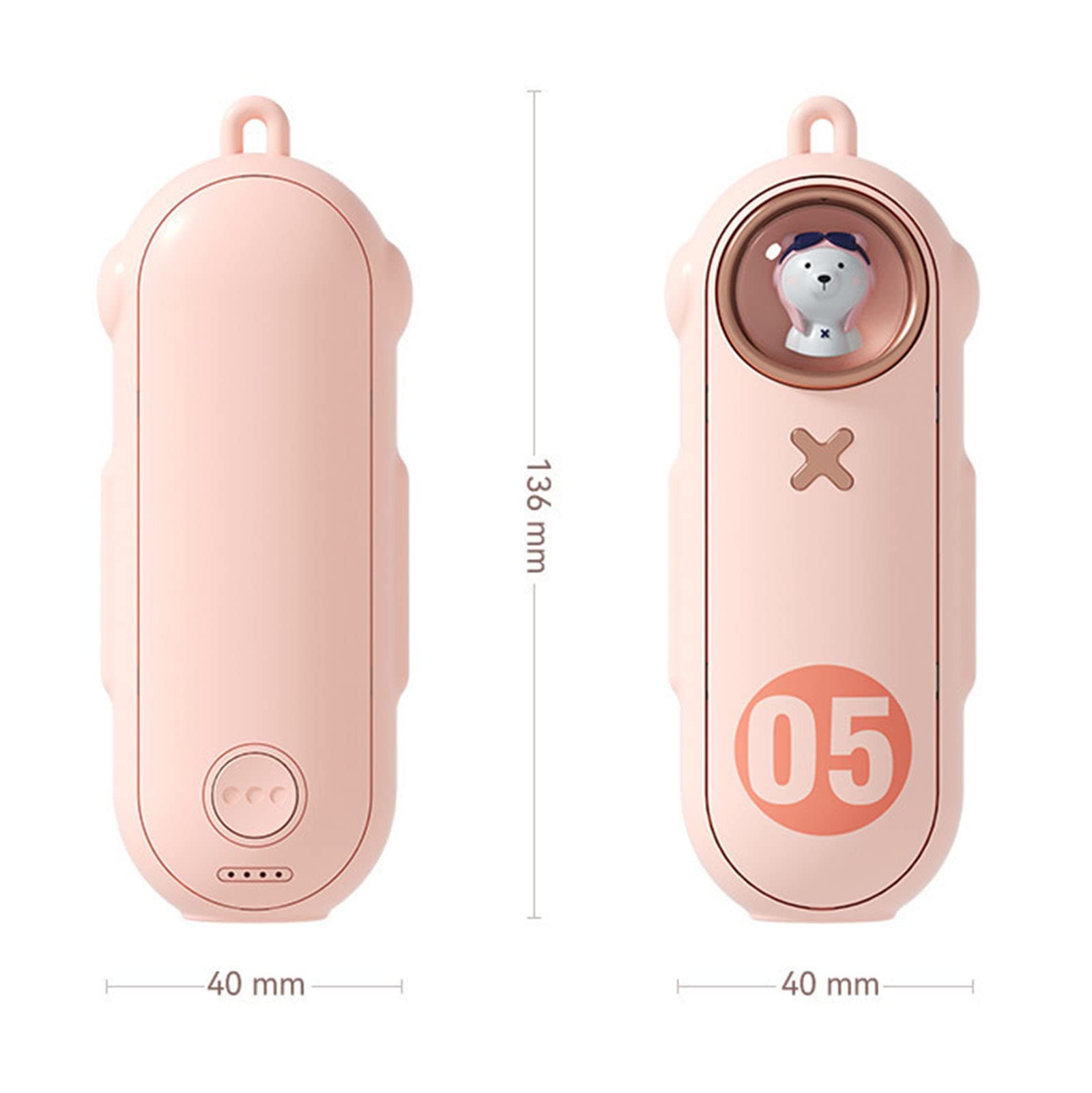 Chauffe-Mains électronique, Batterie Externe, Cadeau Technique idéal pour Le Chasseur, Le Golf, Les Femmes, Les Hommes et Les Femmes,Vert,10000mAh