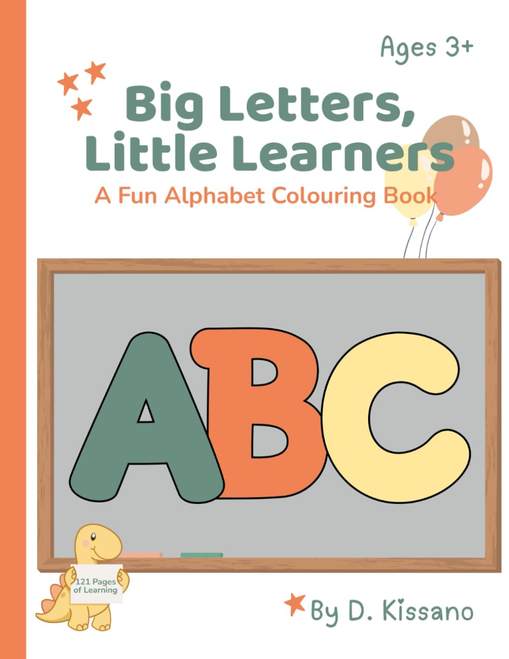 Big Letters, Little Learners: A Fun Alphabet Colouring Book