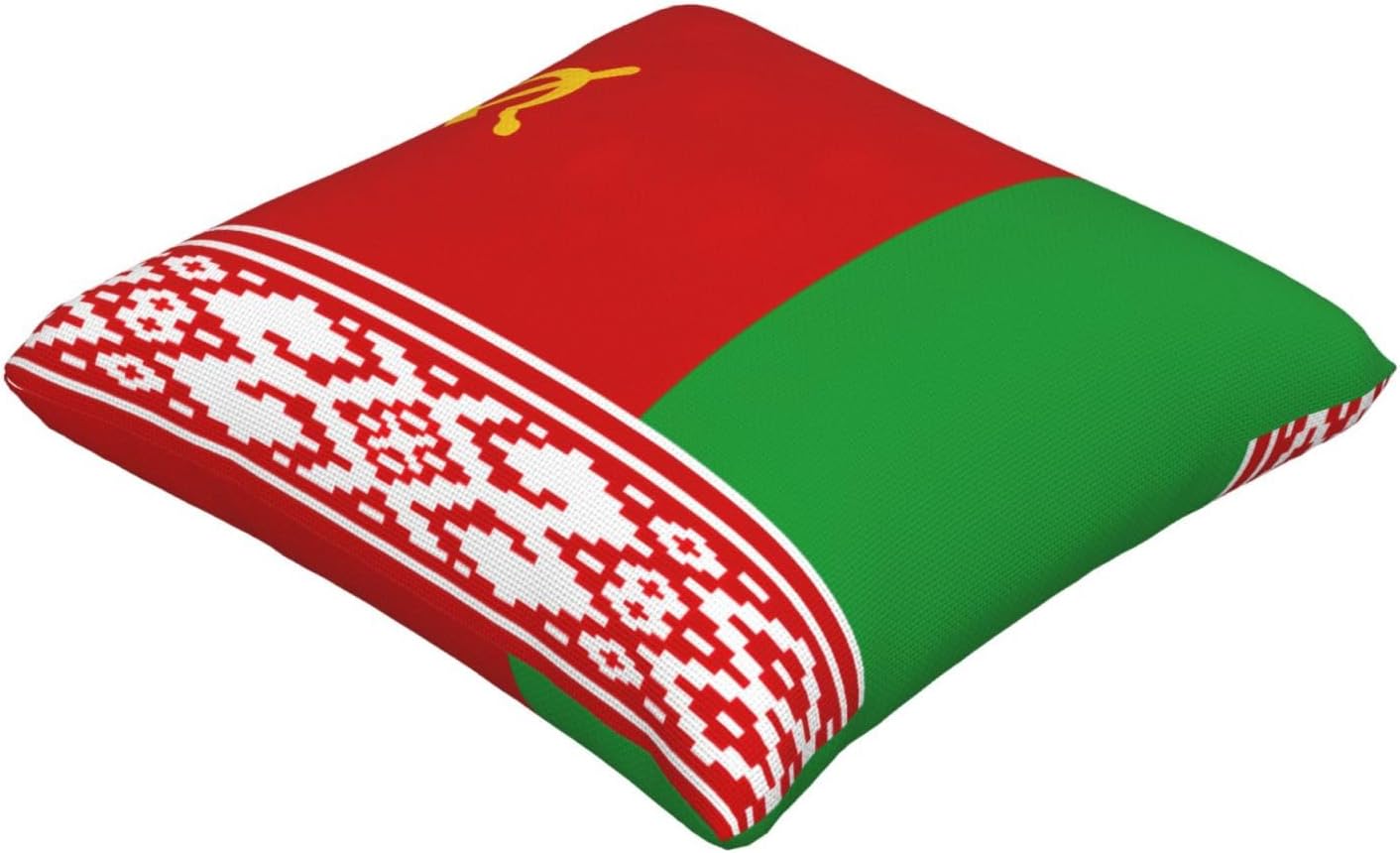 Flag of Belarus Imitation Linen Pillowcase -2 Sets, Fashionable Home Decoration, Used for Sofas, Gardens, beds