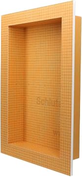 Schluter KERDI-BOARD-SN Shower Niche - Waterproof and Ready-to-Tile, Easy Installation - 12" x 20" - KB12SN305508AF