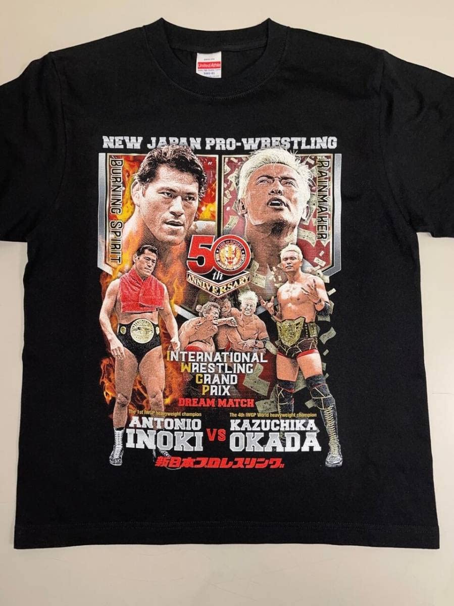 Amazon.co.jp: オカダ カズチカ オカダカズチカ 猪木 コラボTシャツ 1 