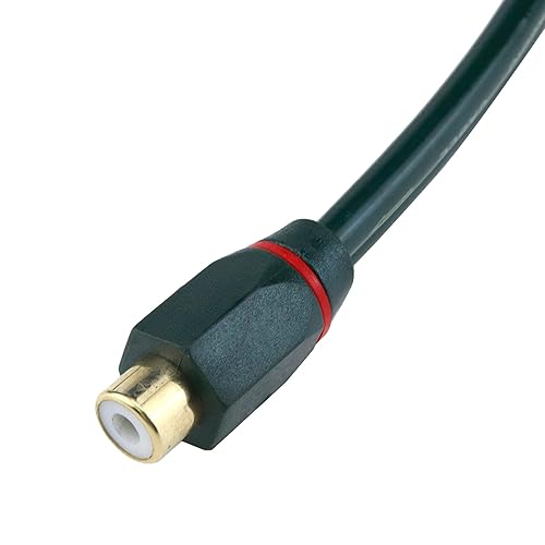 Miniatura 8 de Sydien 2 unids 12 pulgadas 1 hembra a 2 macho RCA altavoz divisor doble blindado cable audio RCA cables RCA dual