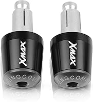 Vista 13 de Contrapeso motocicleta 7/8 "0.866 in manillar Grips extremo manillar tapa tapa enchufe para Yamaha Xmax X-MAX 125 250 300 400 XMAX125 XMAX250 XMAX300