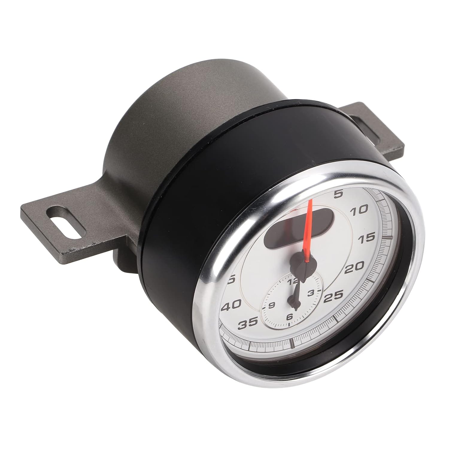 Keenso Car Interior Accessory ABS Dashboard Lap Timer Replacement for 718 911, Stable Performance for Car Meter (White)